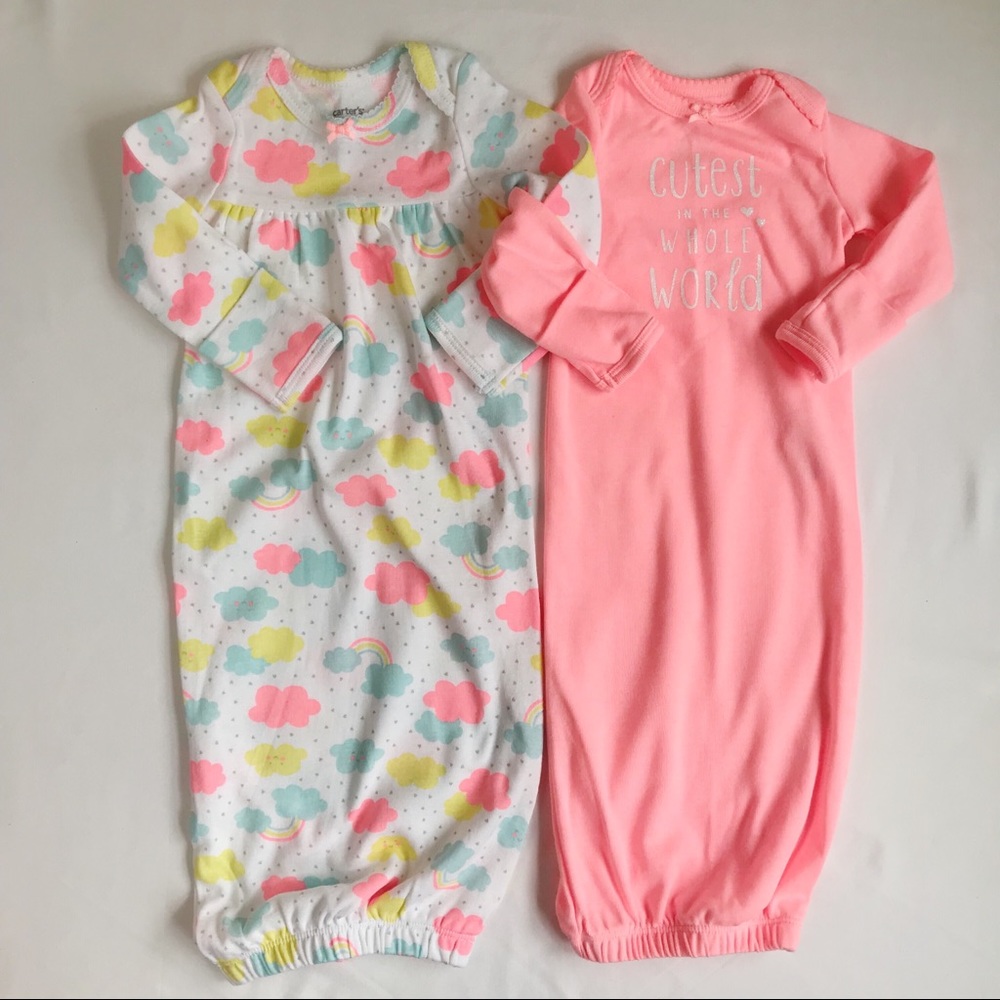 Carters girls sleep gown bundle